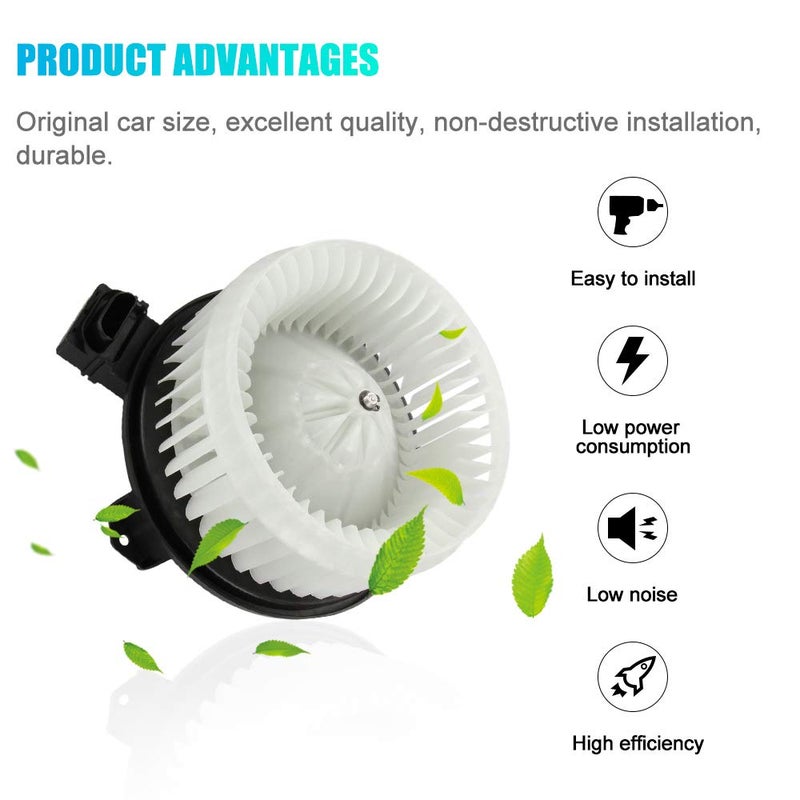 A ABIGAIL AC Heater Blower Motor Replacement Compatible with Acura MDX RDX TL TSX, Honda Odyssey Pilot Accord R-V, Ram 1500 2500 3500, Ford Edge Fusion Compass, Jeep Compass Patriot Replaces # 25770668 700203 - Image 2